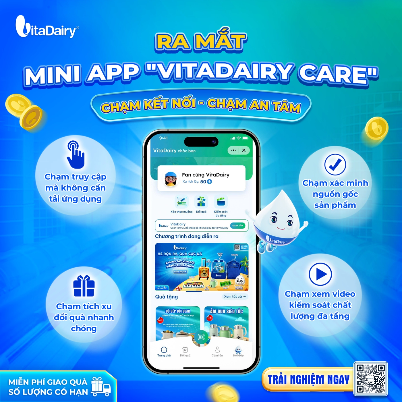 VitaDairy Zalo Mini App - Loyalty